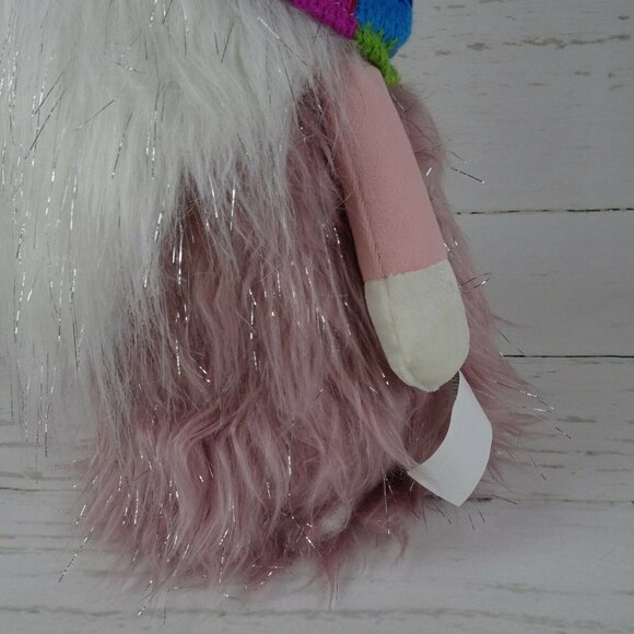 New Jingles & Joy Nordic Gnome Rainbow Pride Crochet Christmas Home Decor - Picture 7 of 12